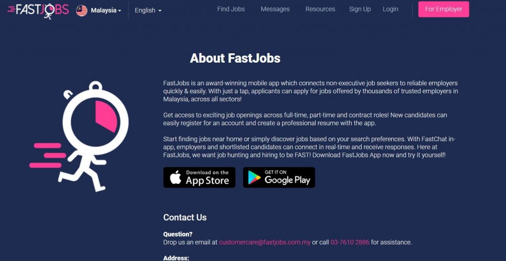 Fastjobs Malaysia About Page