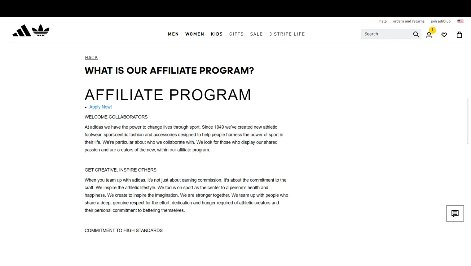 Adidas (Affiliate Program)