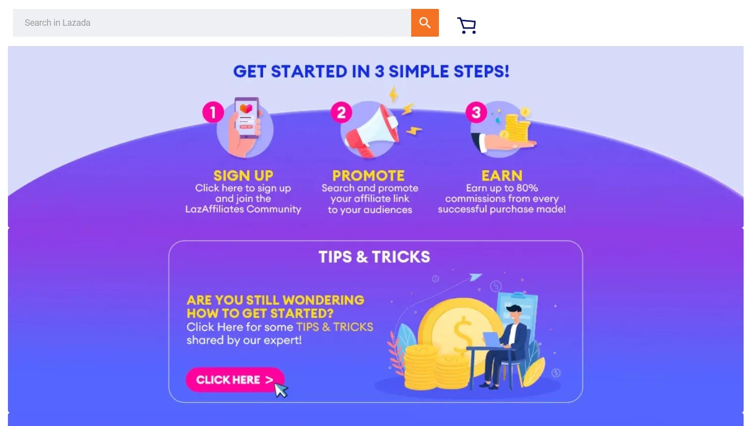 Steps to Join the Lazada Affiliate Program
